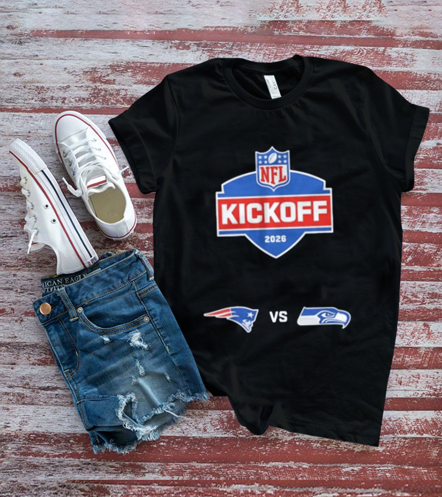 NFL Kickoff 2026 New England Patriots Vs Seattle Seahawks Matchup T-Shirt