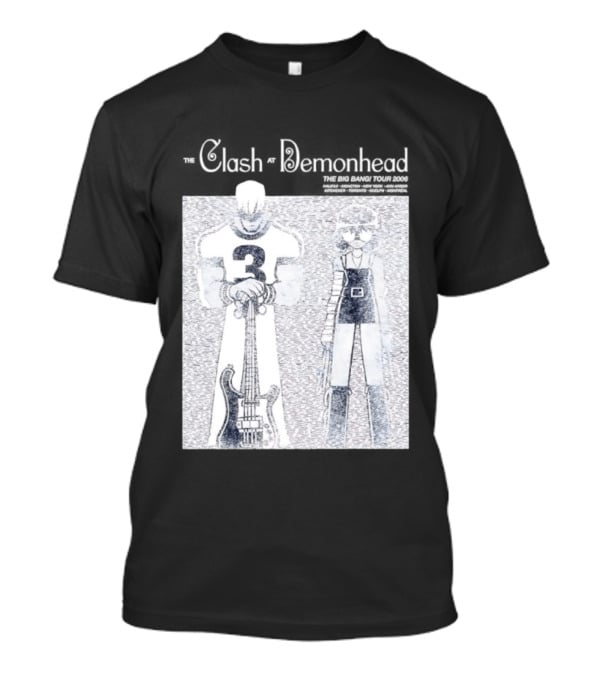 The Clash At Demonhead The Big Bang Tour 2006 Band Art Comic T-Shirt