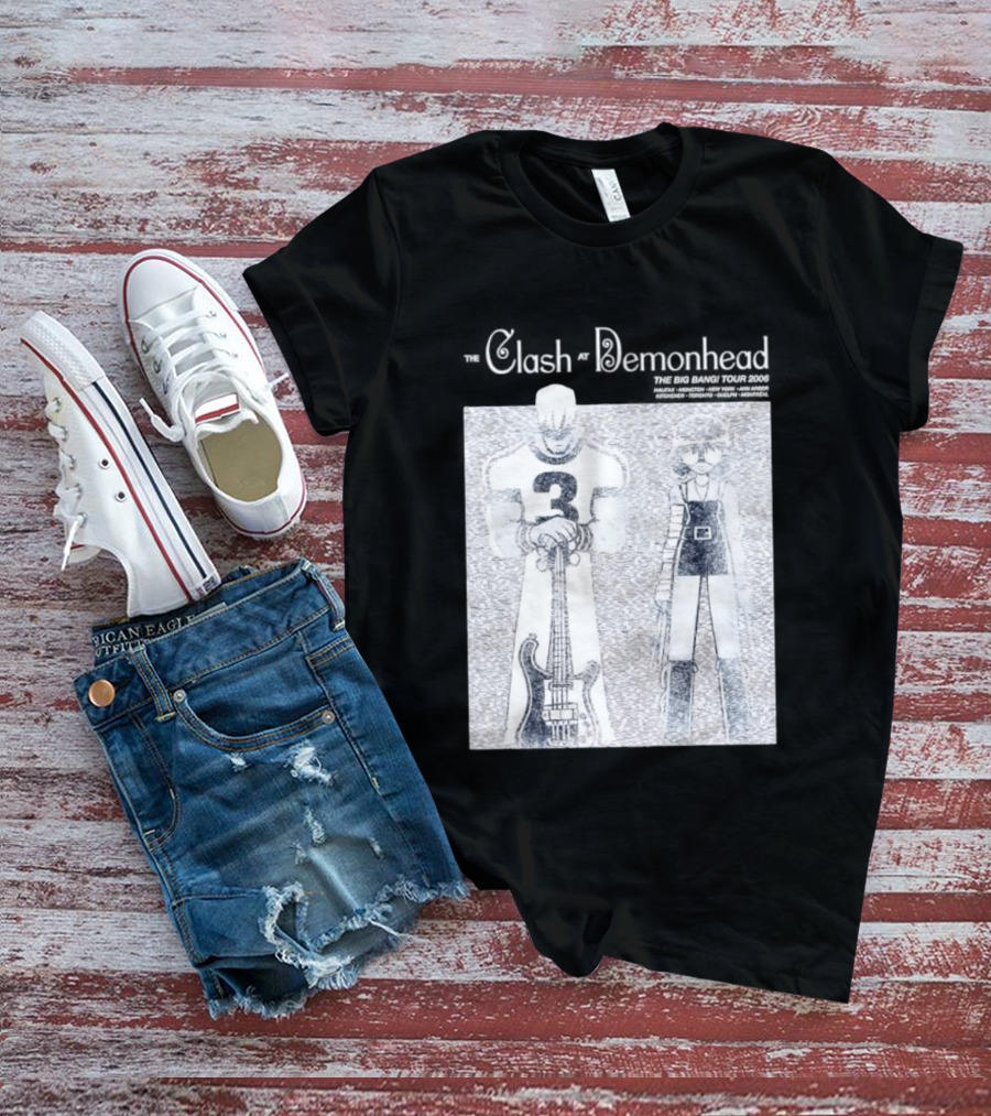 The Clash At Demonhead The Big Bang Tour 2006 Band Art Comic T-Shirt