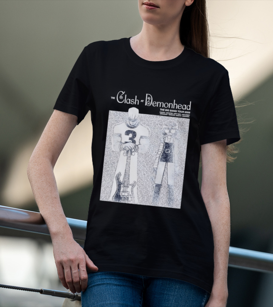 The Clash At Demonhead The Big Bang Tour 2006 Band Art Comic T-Shirt