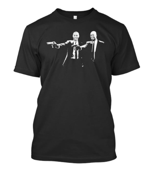 Thierry Henry And Ian Wright Arsenal FC Fiction Crime Duo T-Shirt