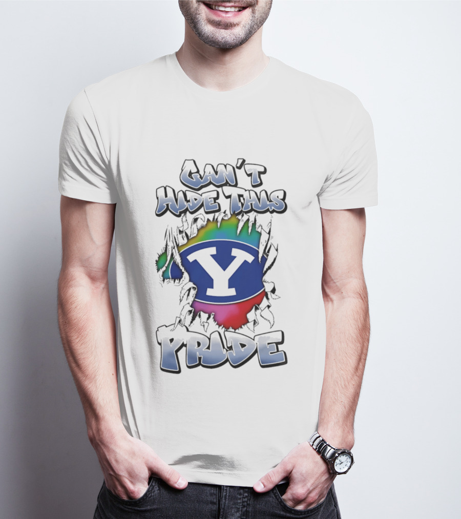 BYU Cougars Can't Hide This Pride Colorful T-Shirt