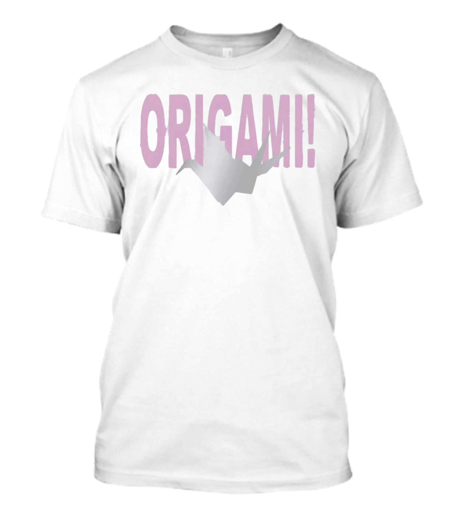 Origami Crane Pink T-Shirt