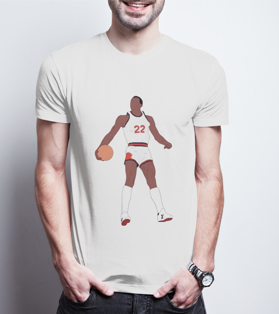 Larry Nance Jr Wearing Classic Basketball Dunk 22 T-Shirt