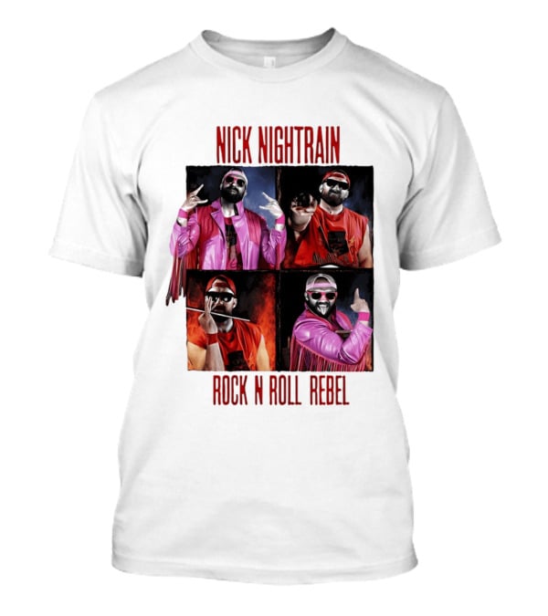 Nick Nightrain Rock N Roll Rebel Pink Jacket Red Bandana T-Shirt