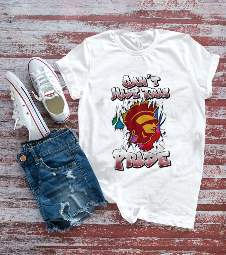 Texas Tech Red Raiders Can't Hide This Pride With USC Trojans Trojan T-Shirt
