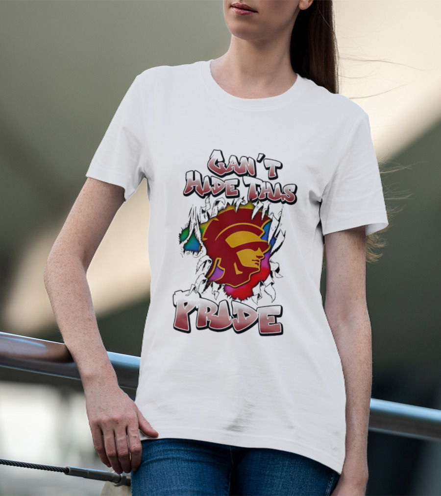 Texas Tech Red Raiders Can't Hide This Pride With USC Trojans Trojan T-Shirt