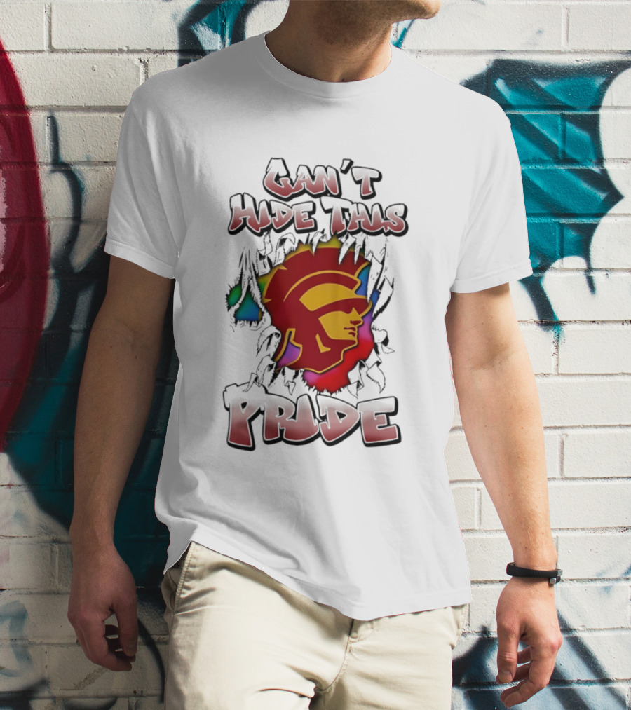 Texas Tech Red Raiders Can't Hide This Pride With USC Trojans Trojan T-Shirt