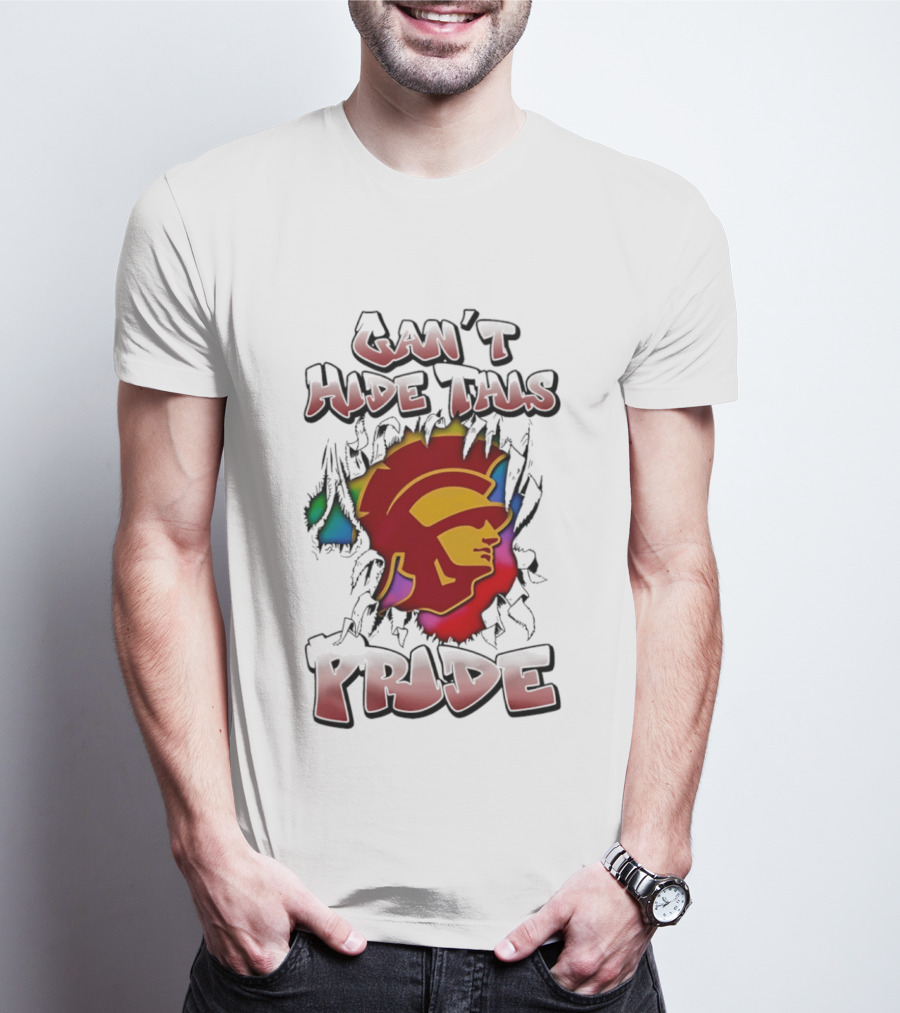 Texas Tech Red Raiders Can't Hide This Pride With USC Trojans Trojan T-Shirt