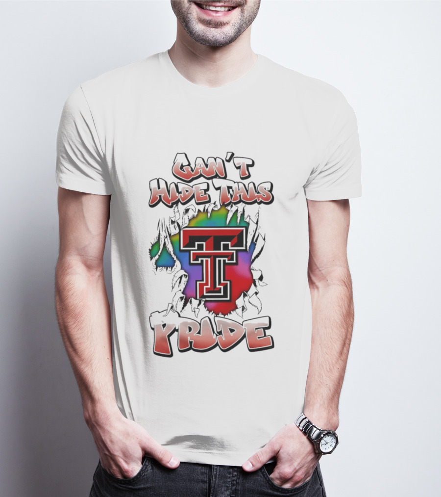 Texas Tech Red Raiders Can't Hide This Pride Colorful T T-Shirt