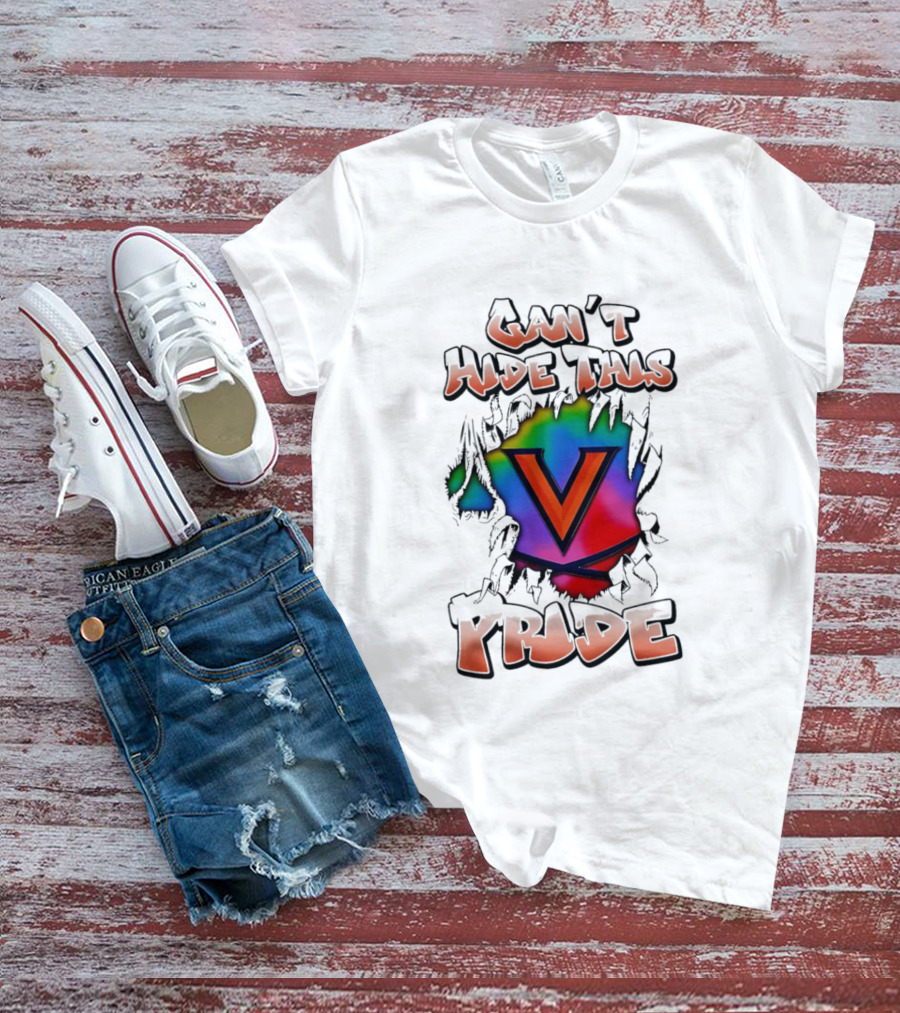 Virginia Cavaliers Can't Hide This Pride V T-Shirt