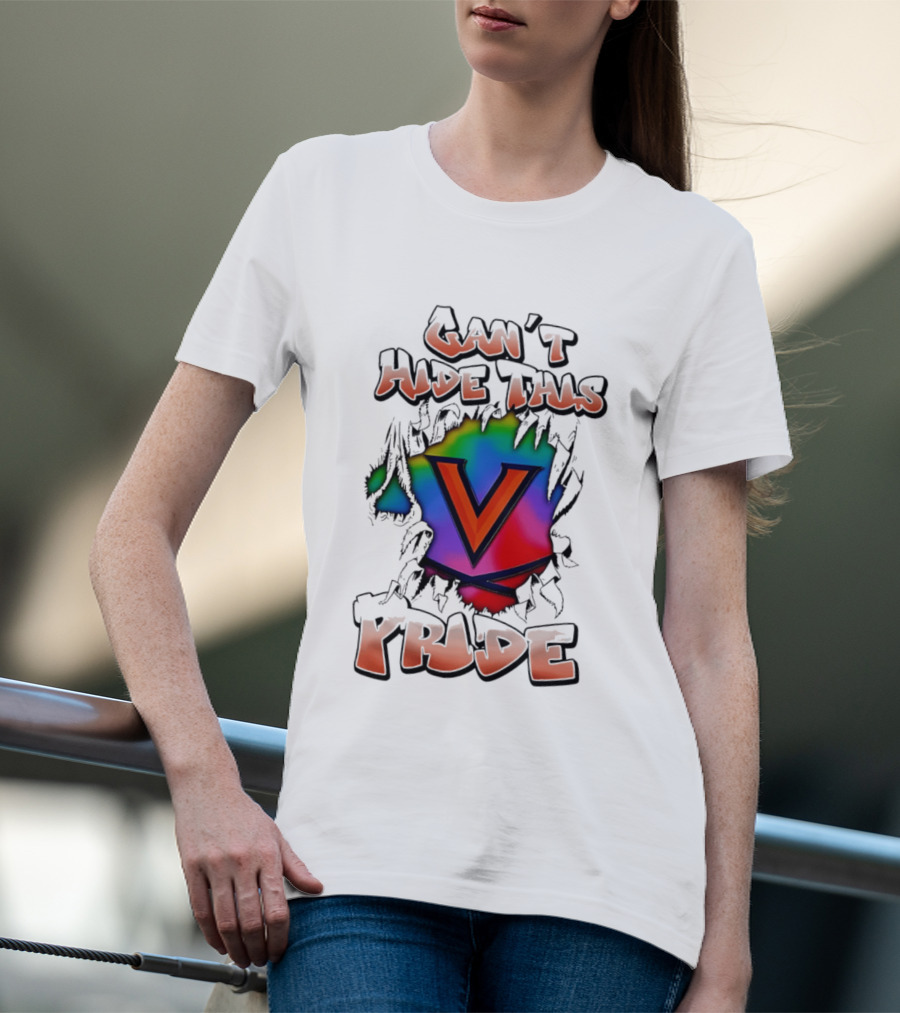 Virginia Cavaliers Can't Hide This Pride V T-Shirt