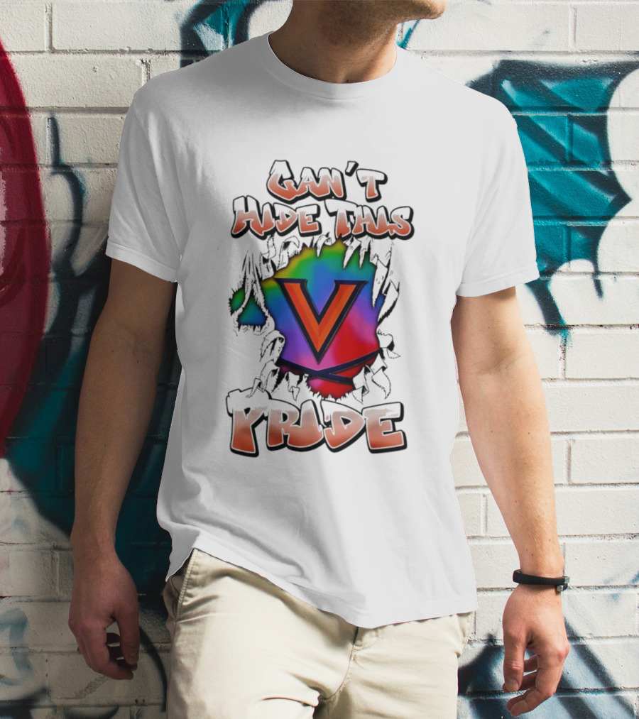 Virginia Cavaliers Can't Hide This Pride V T-Shirt