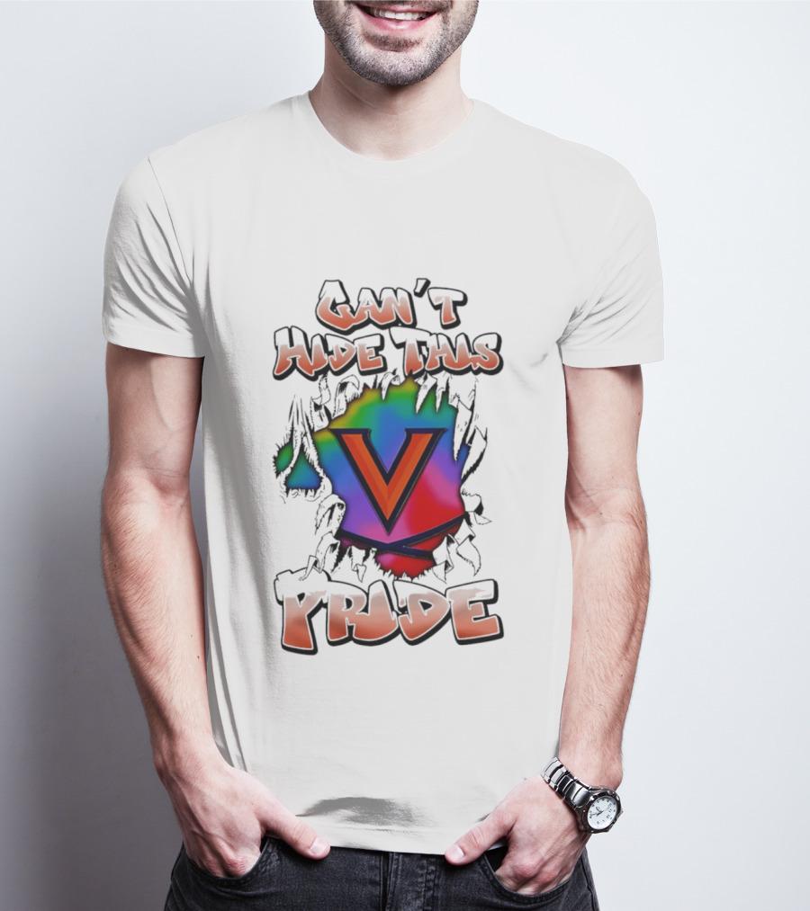 Virginia Cavaliers Can't Hide This Pride V T-Shirt