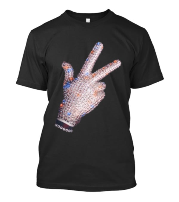 Jalen Brunson Captain New York Knicks Iceman Hand Crystal Glove Knicks T-Shirt