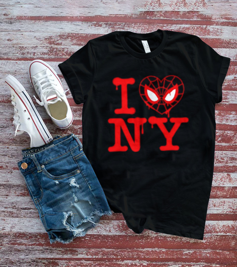 I Heart NY Spider Mask T-Shirt