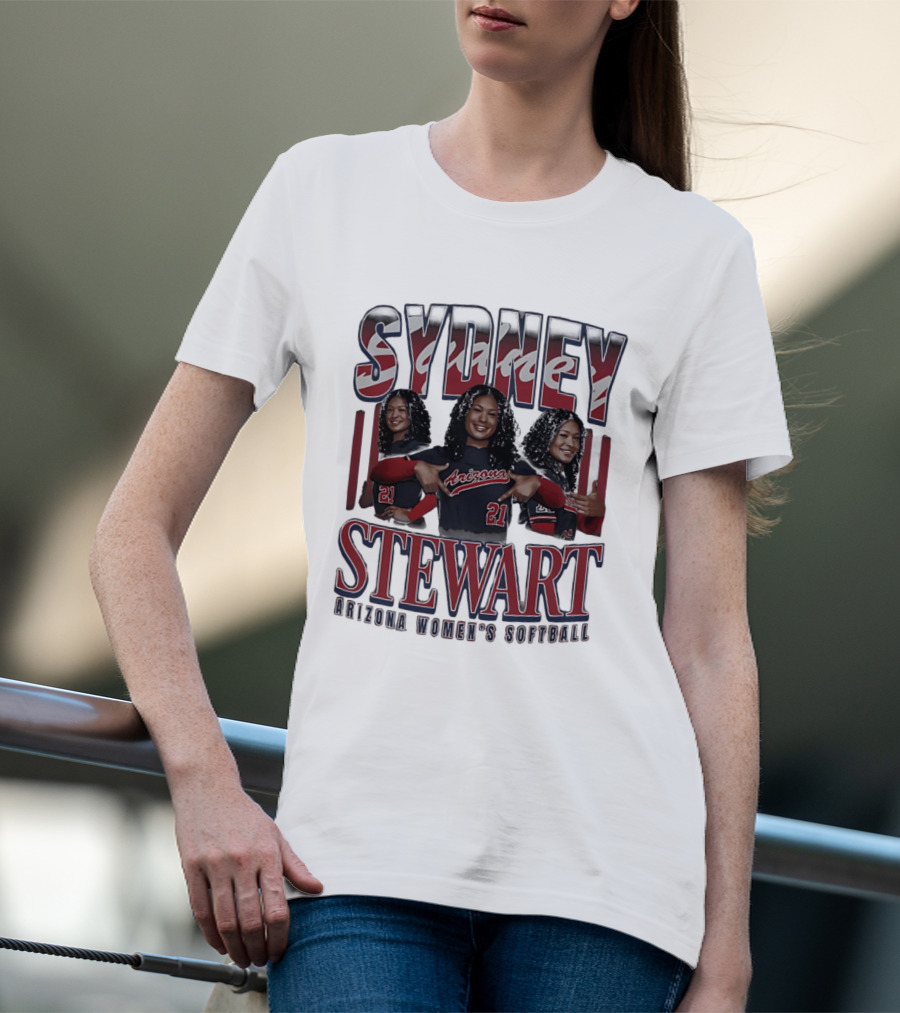 Sydney Stewart Arizona Women's Softball 21 T-Shirt