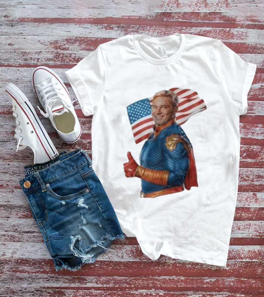 The Boys Season 5 Homelander American Flag Thumbs Up T-Shirt