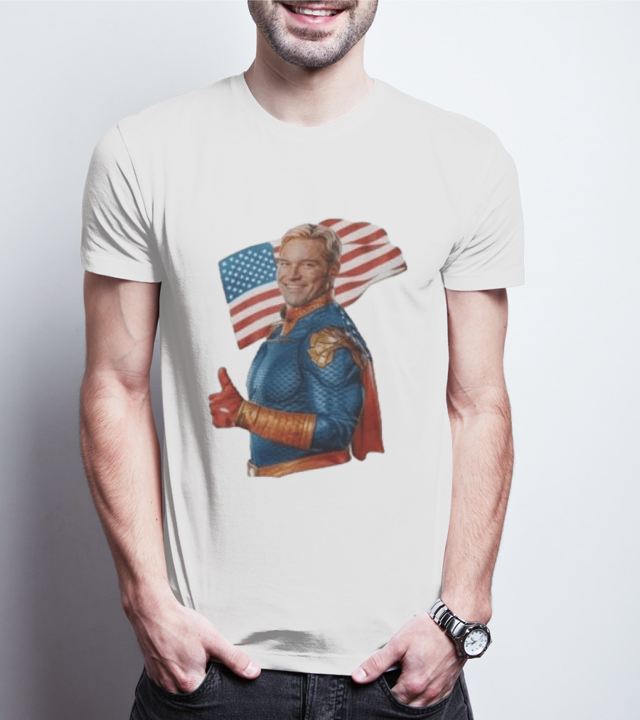 The Boys Season 5 Homelander American Flag Thumbs Up T-Shirt