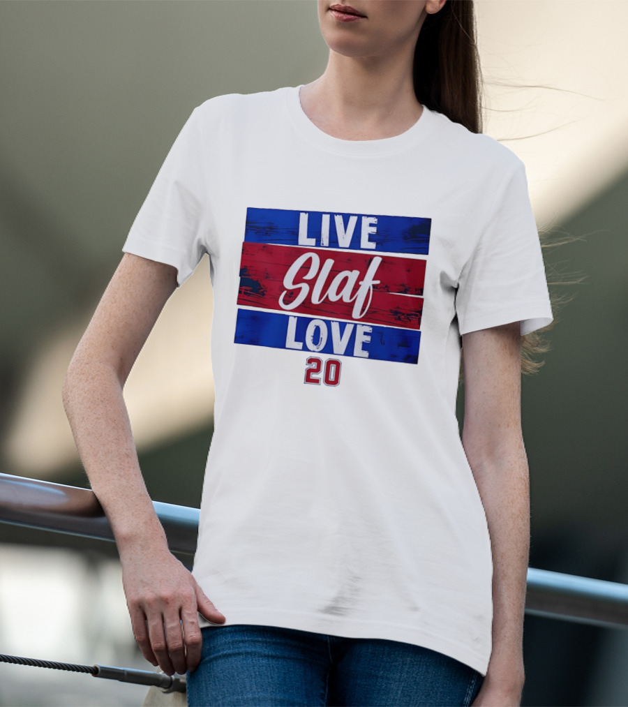 Live Slaf Love 20 Juraj Slafkovsky Montreal Canadiens NHL T-Shirt