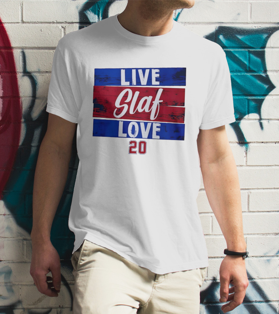 Live Slaf Love 20 Juraj Slafkovsky Montreal Canadiens NHL T-Shirt