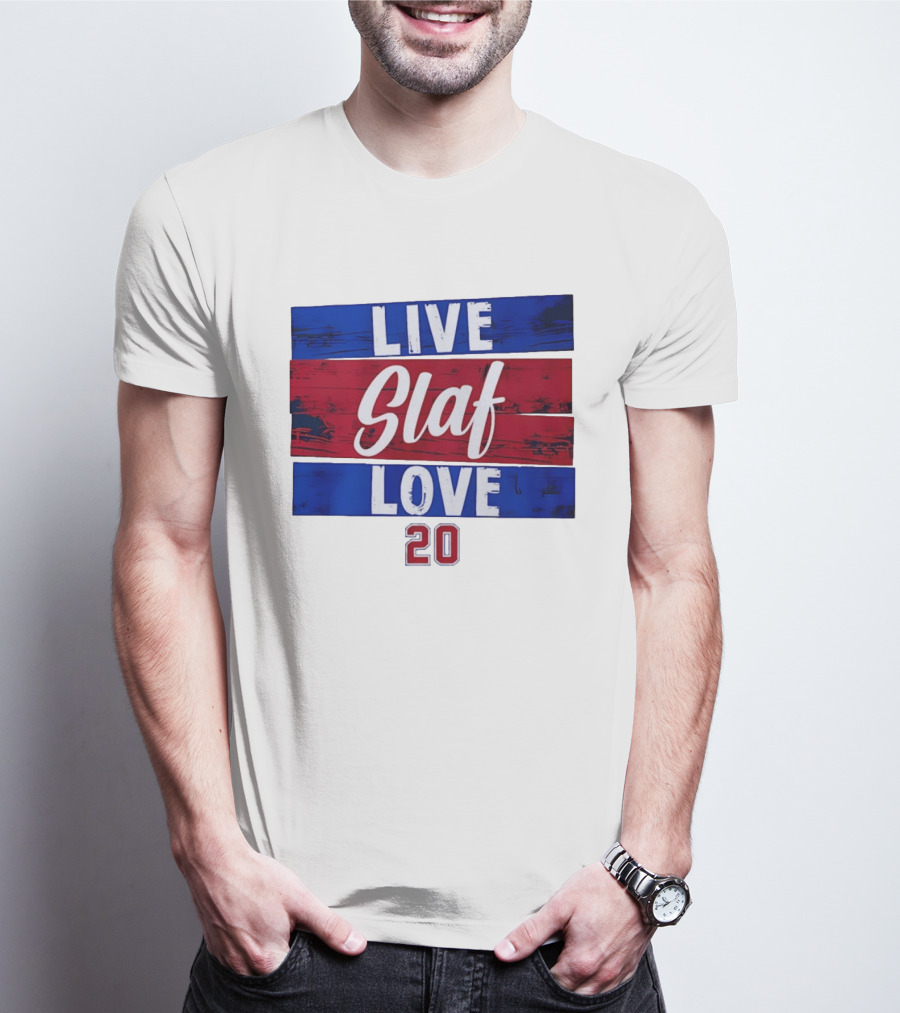 Live Slaf Love 20 Juraj Slafkovsky Montreal Canadiens NHL T-Shirt