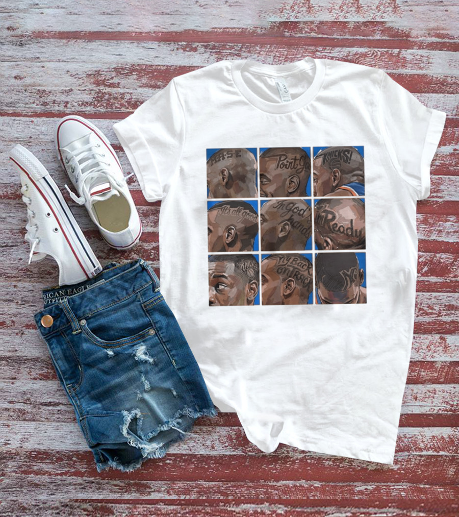 New York Knicks NY Phrase Tattoos Basketball T-Shirt