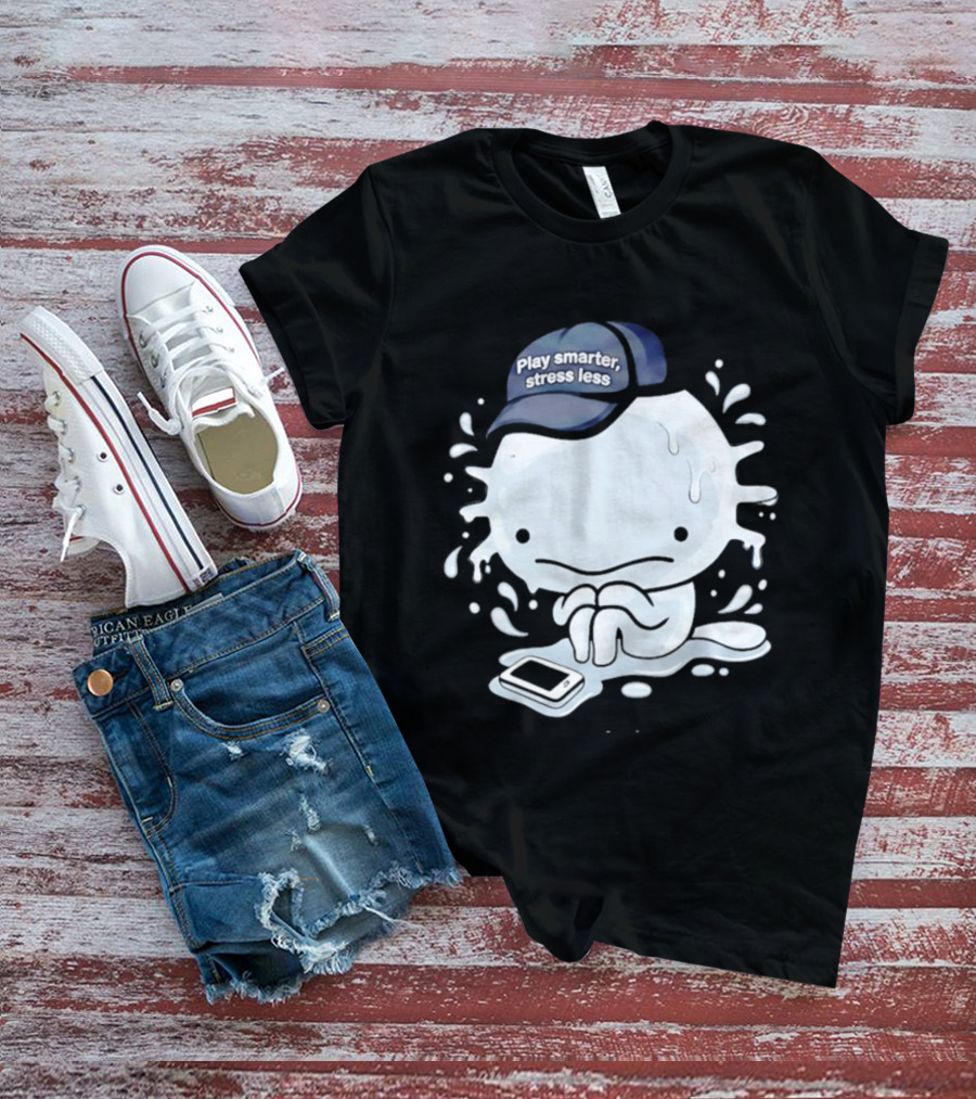 Axolotl Play Smarter Stress Less Hat And Phone T-Shirt