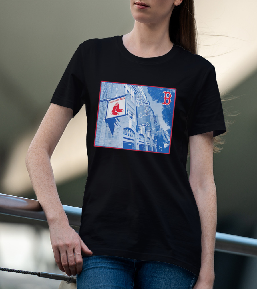Go Boston Red Sox Banners Fenway Park 1903 1912 T-Shirt