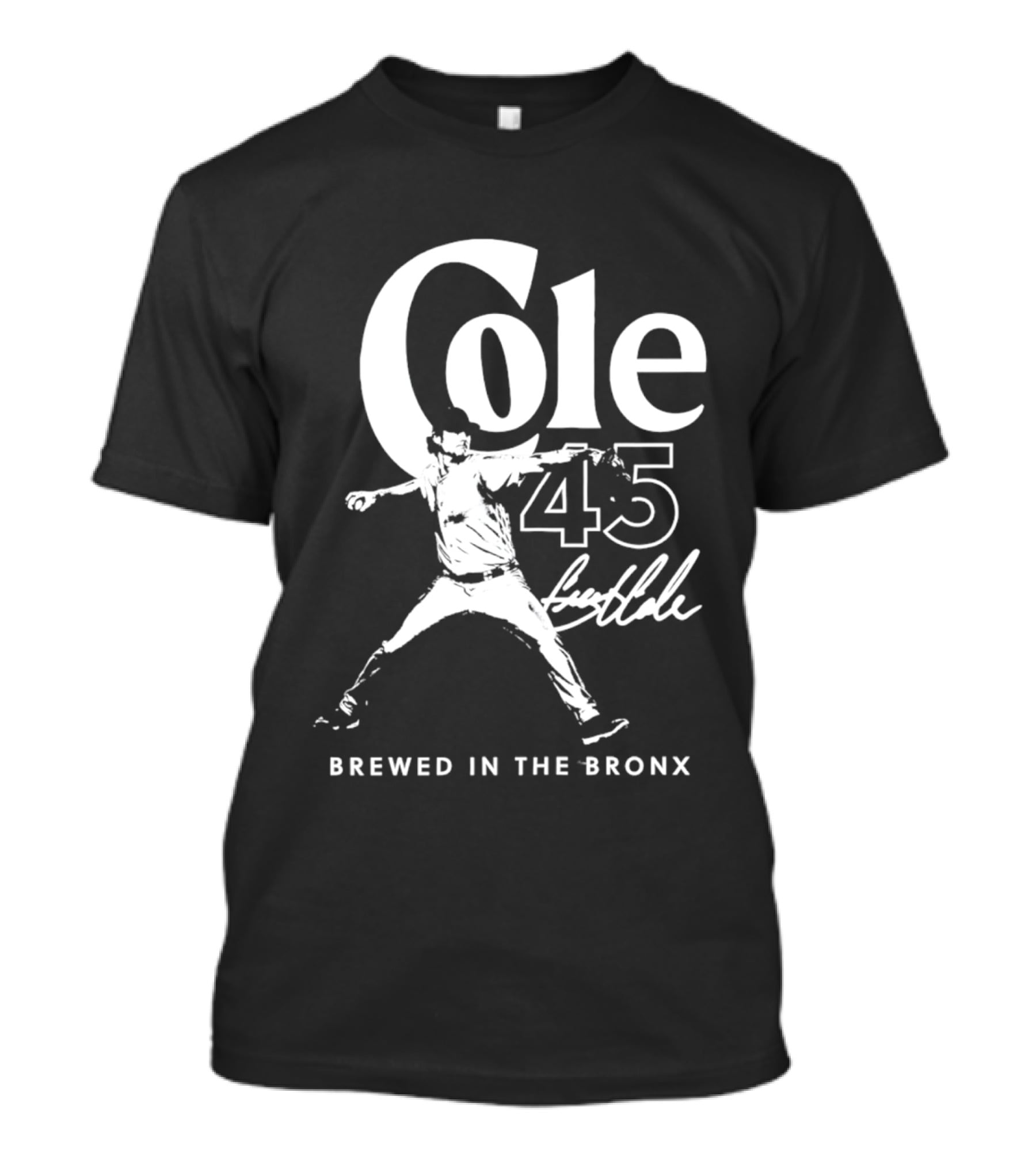 Gerrit Cole 45 Brewed In The Bronx New York Yankees T-Shirt