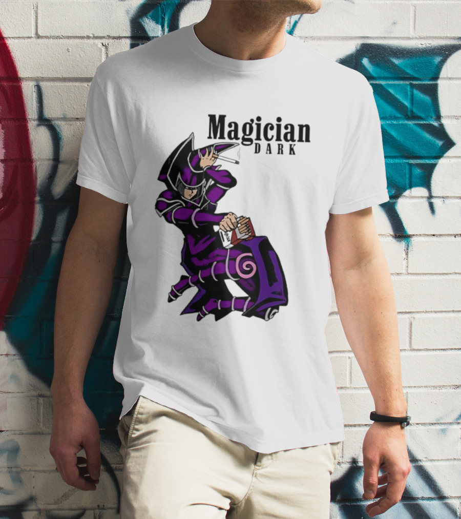 Magician Dark Yu Gi Oh Smoking T-Shirt