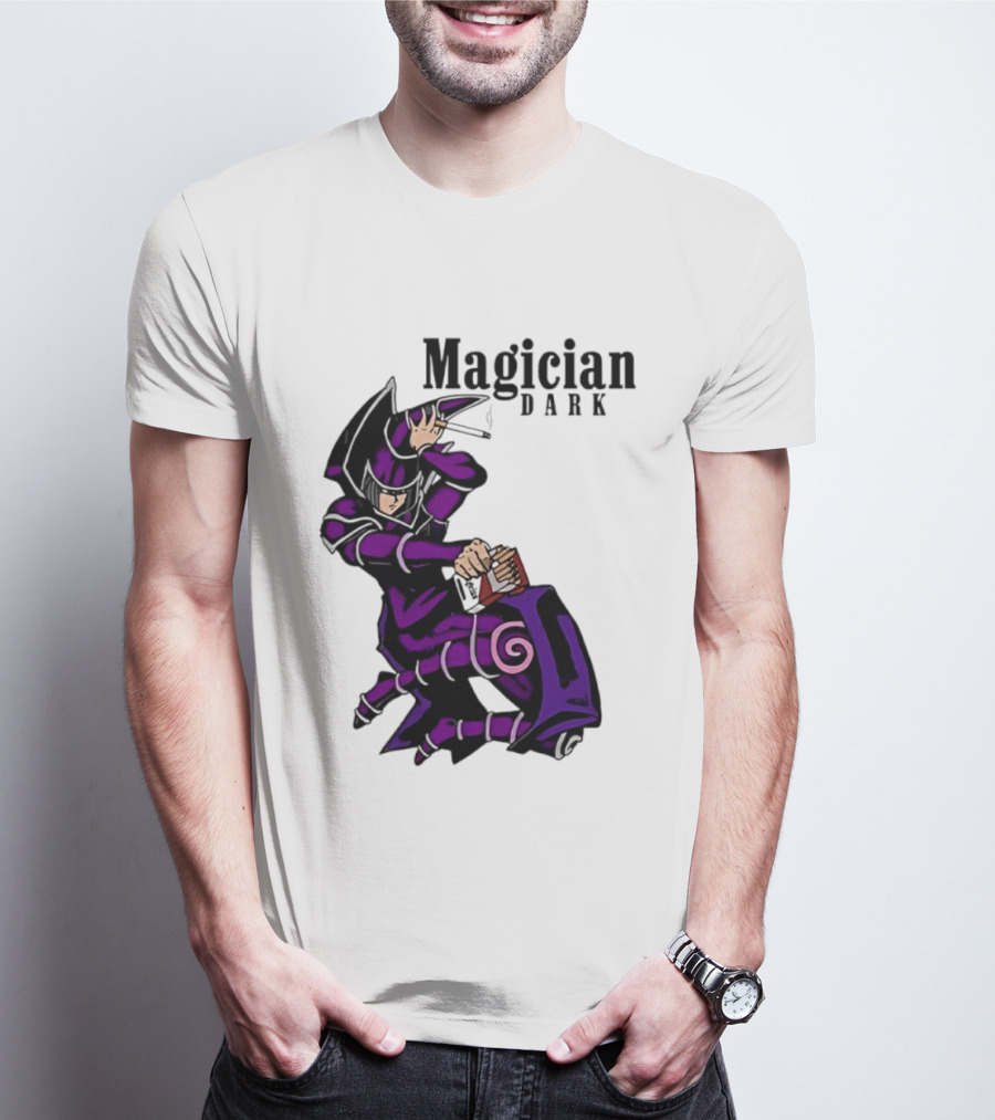 Magician Dark Yu Gi Oh Smoking T-Shirt