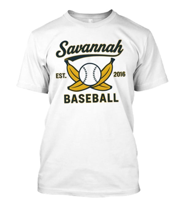 Savannah Bananas Baseball Est 2016 Summer Sports Team Logo Banana Baseball T-Shirt