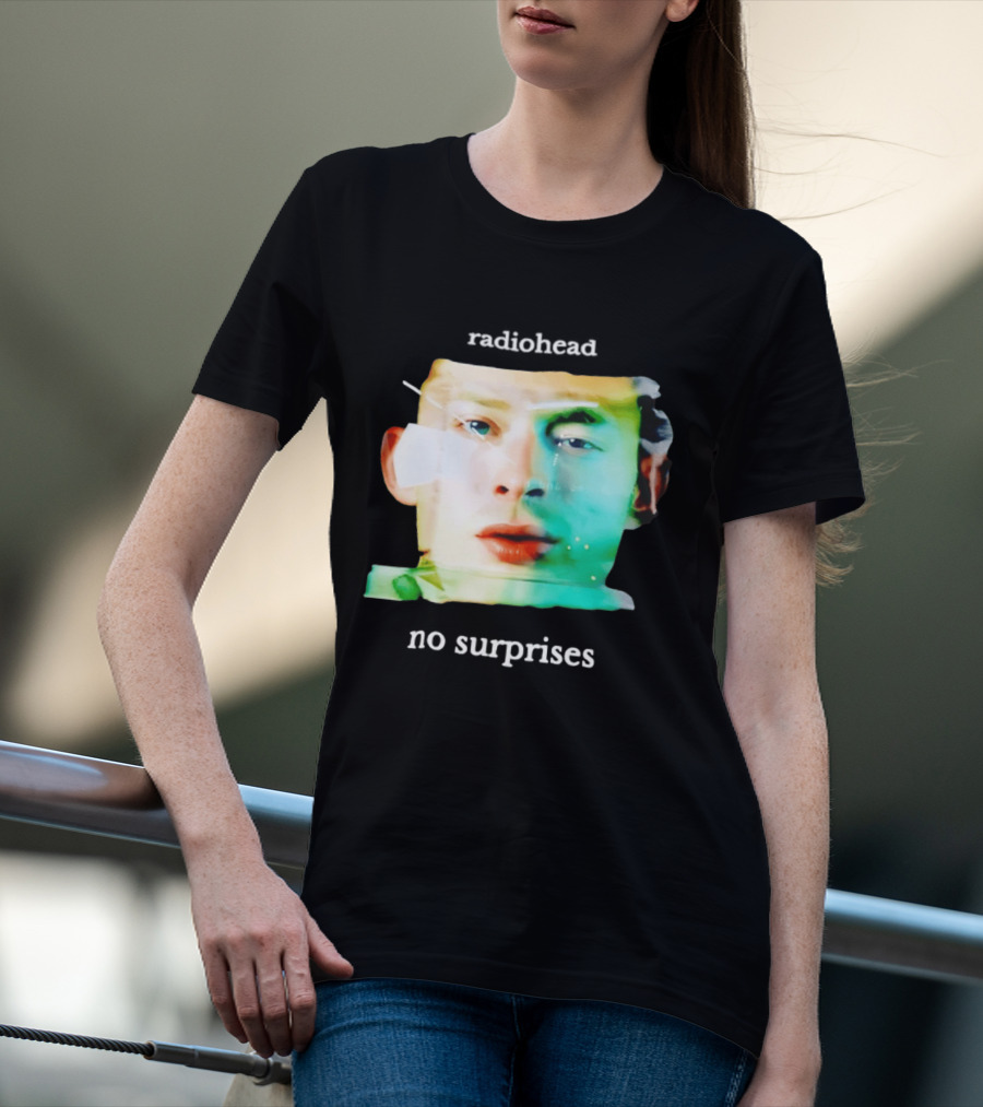 Radiohead No Surprises Thom Yorke Watercolor T-Shirt