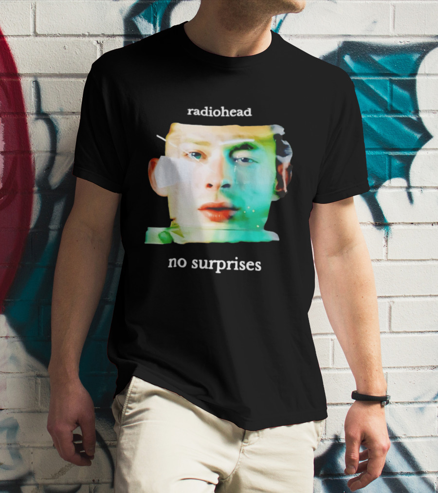 Radiohead No Surprises Thom Yorke Watercolor T-Shirt