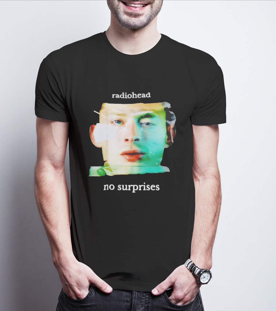 Radiohead No Surprises Thom Yorke Watercolor T-Shirt