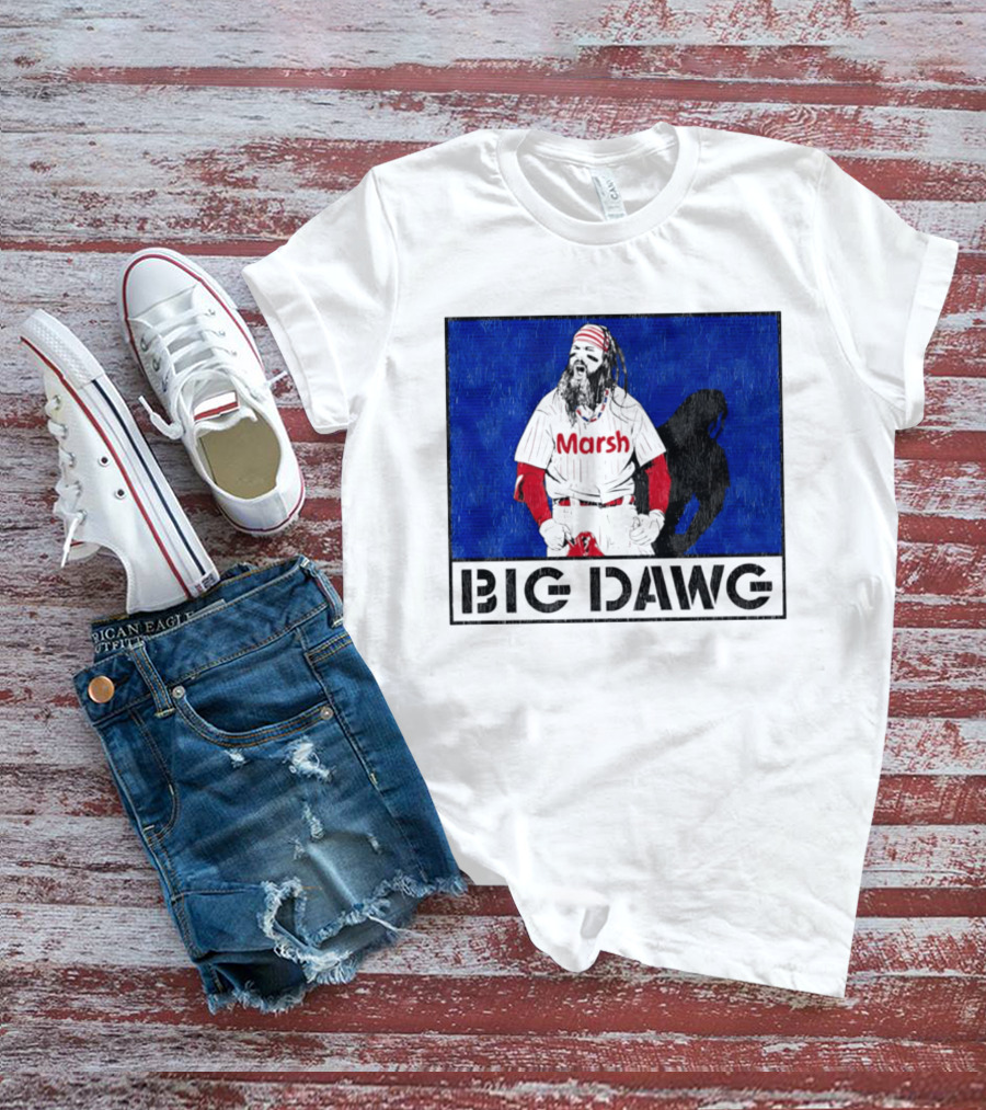 Brandon Marsh Philadelphia Phillies Big Dawg Marsh Baseball Player Image T-Shirt