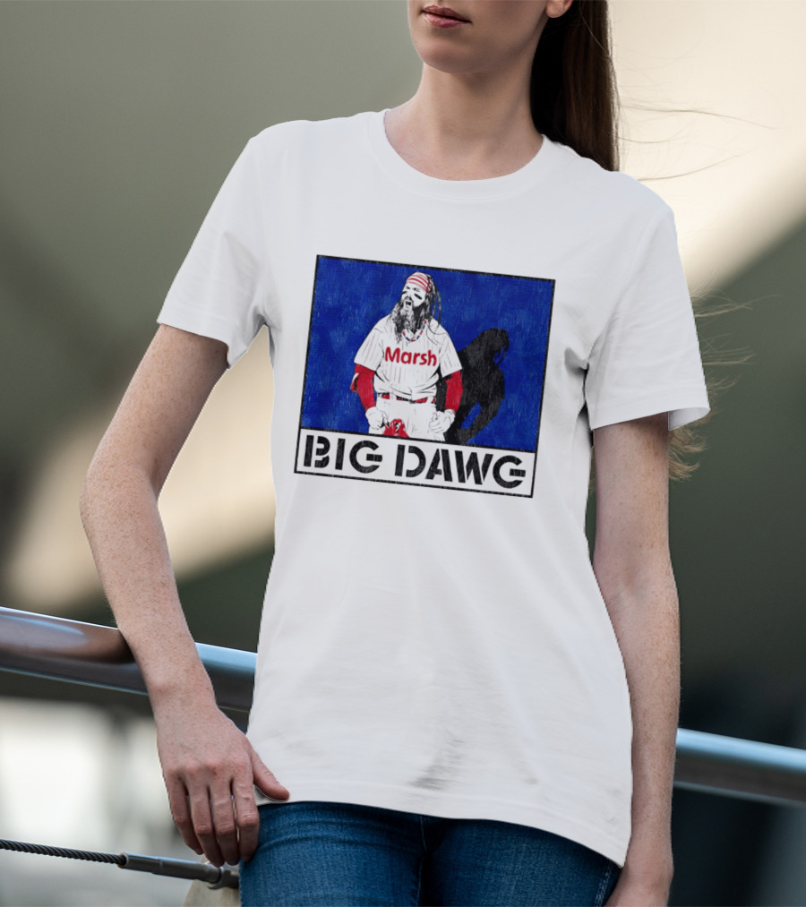 Brandon Marsh Philadelphia Phillies Big Dawg Marsh Baseball Player Image T-Shirt