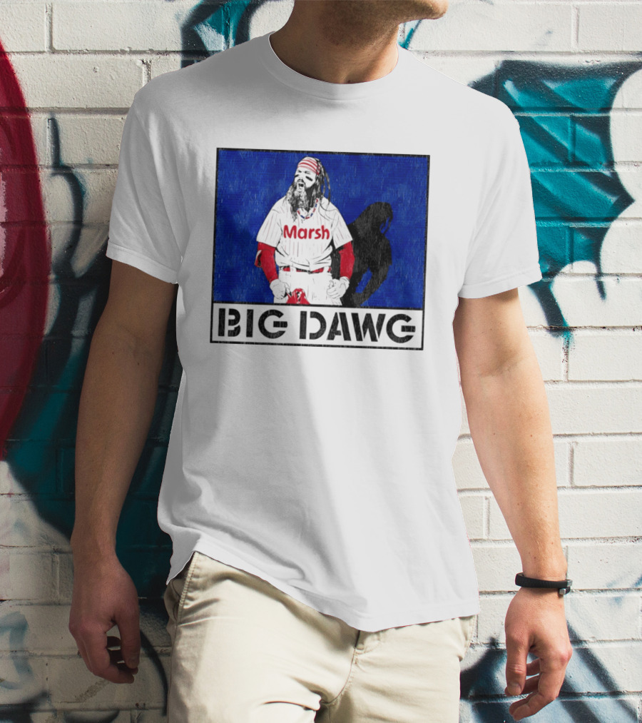 Brandon Marsh Philadelphia Phillies Big Dawg Marsh Baseball Player Image T-Shirt