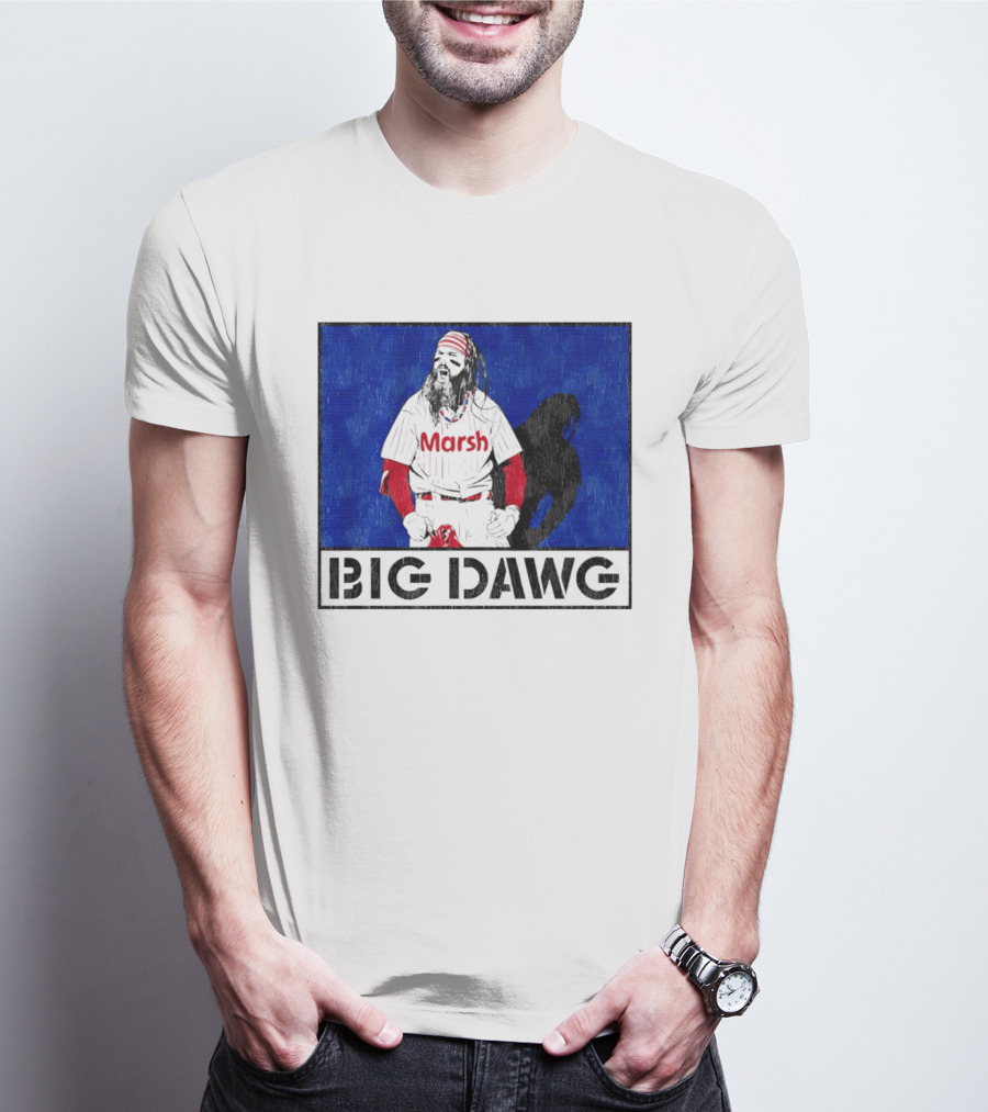 Brandon Marsh Philadelphia Phillies Big Dawg Marsh Baseball Player Image T-Shirt