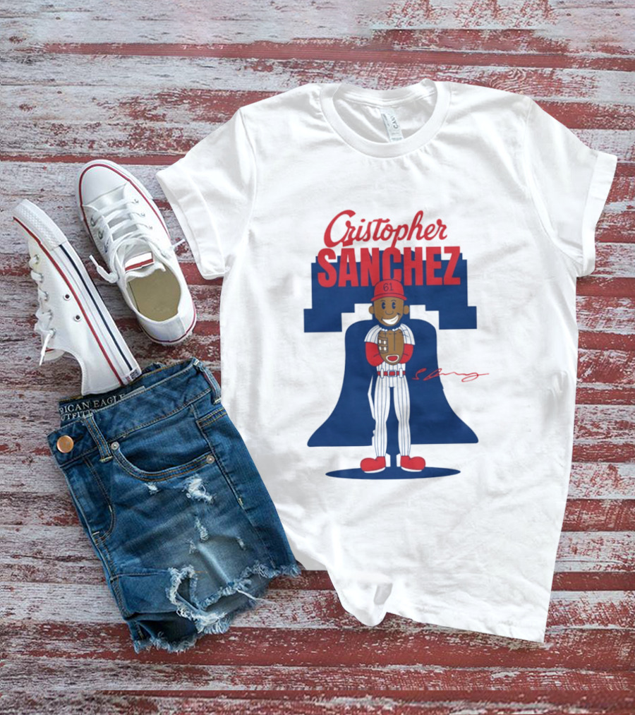 Cristopher Sanchez Phillies Cartoon Toddler 61 T-Shirt