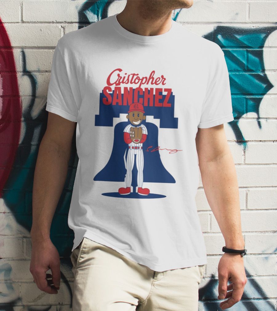 Cristopher Sanchez Phillies Cartoon Toddler 61 T-Shirt