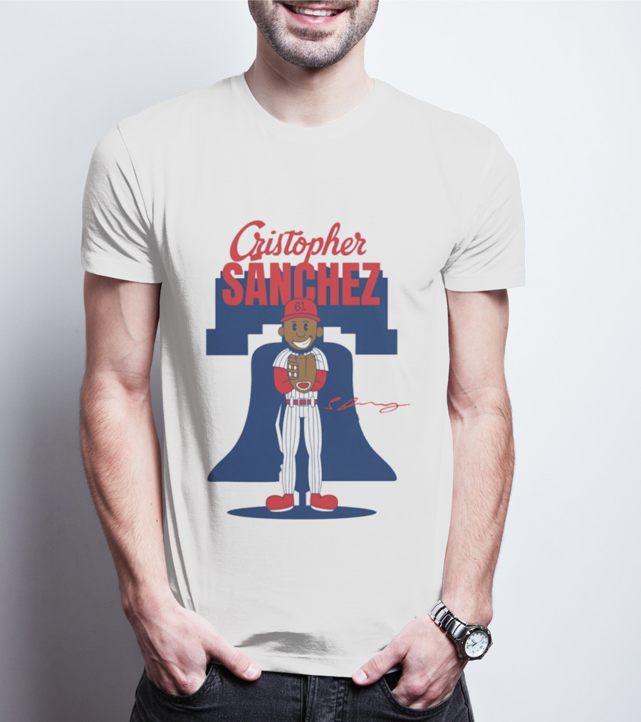 Cristopher Sanchez Phillies Cartoon Toddler 61 T-Shirt