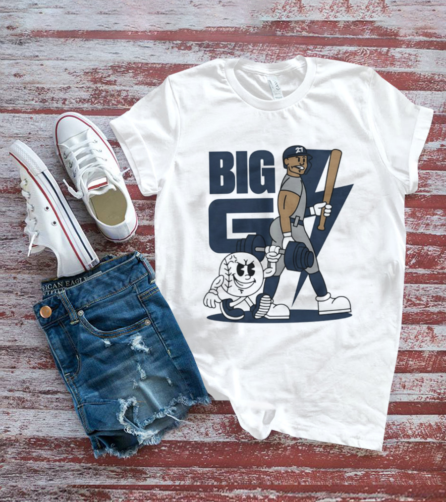 Giancarlo Stanton Big G Cartoon New York Yankees Baseball Star T-Shirt