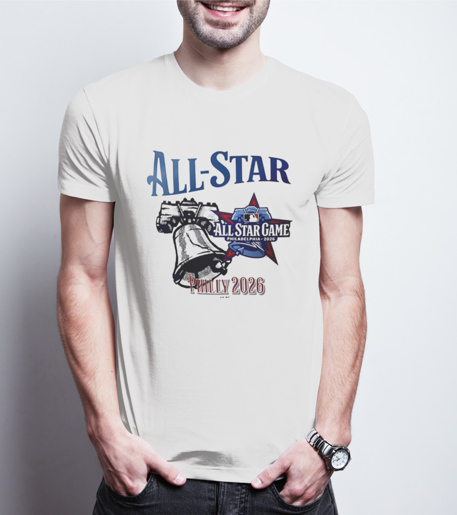 Philadelphia Phillies All Star Game Philly 2026 Liberty Bell T-Shirt