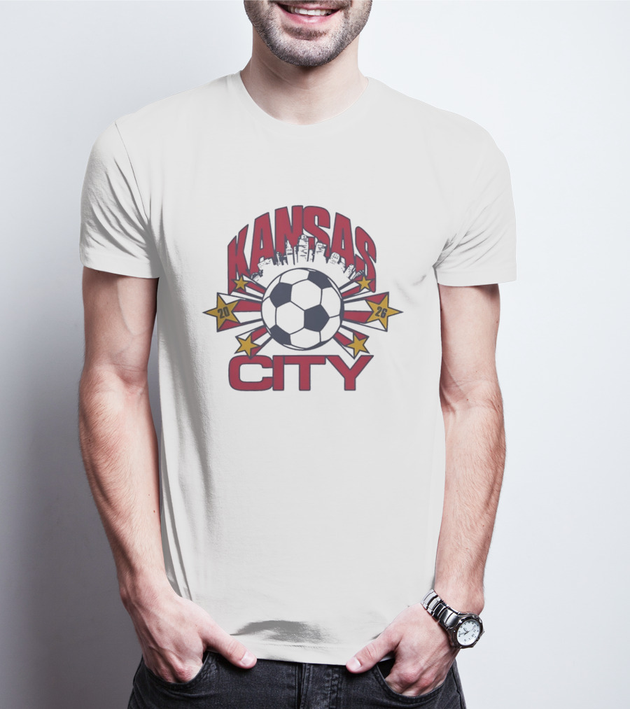 Kansas City 2026 Soccer Skyline Tournament T-Shirt