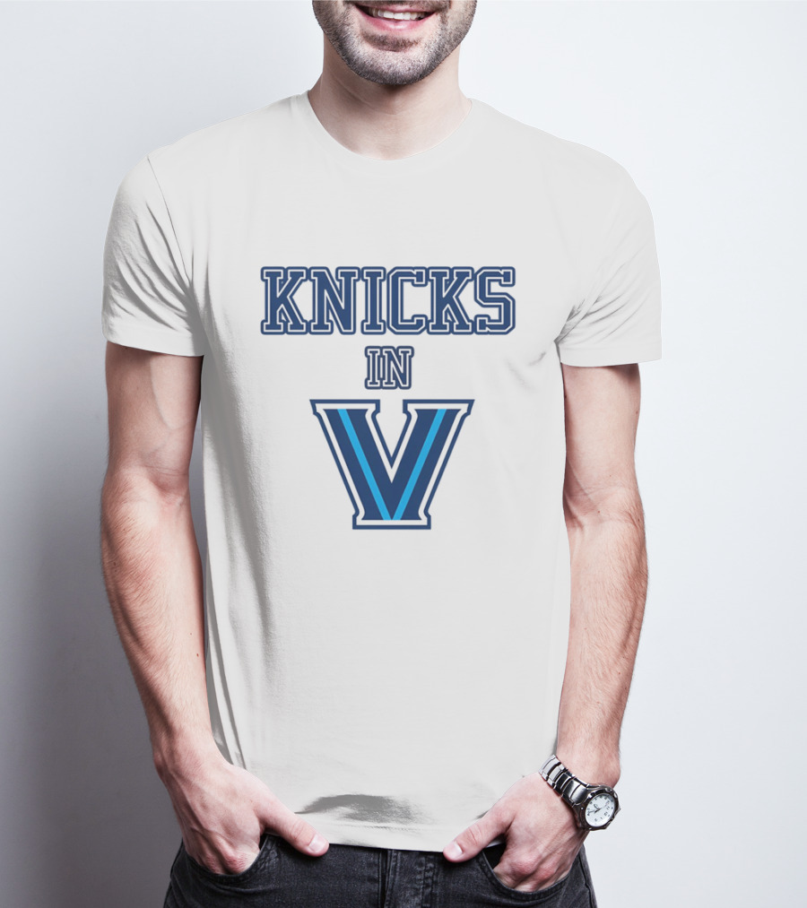 Knicks In Villanova Inspired Crossover Fan T-Shirt