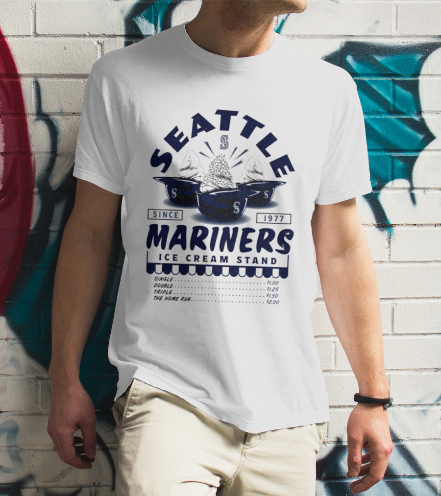 Seattle Mariners Since 1977 Ice Cream Stand Mariners T-Shirt