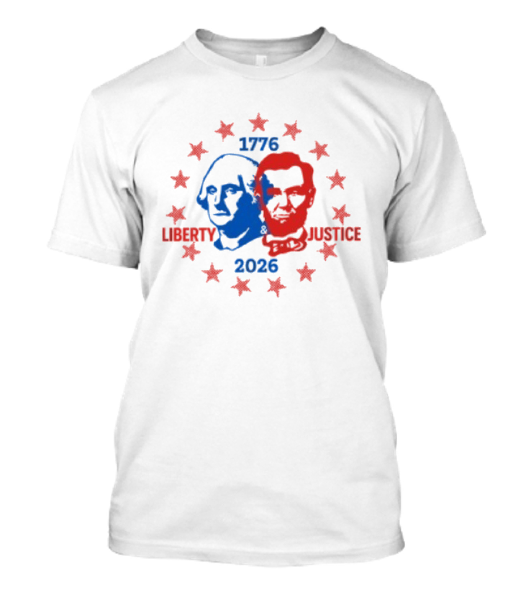 Spirit Jersey Liberty Justice 1776 2026 America 250 Ringer T-Shirt