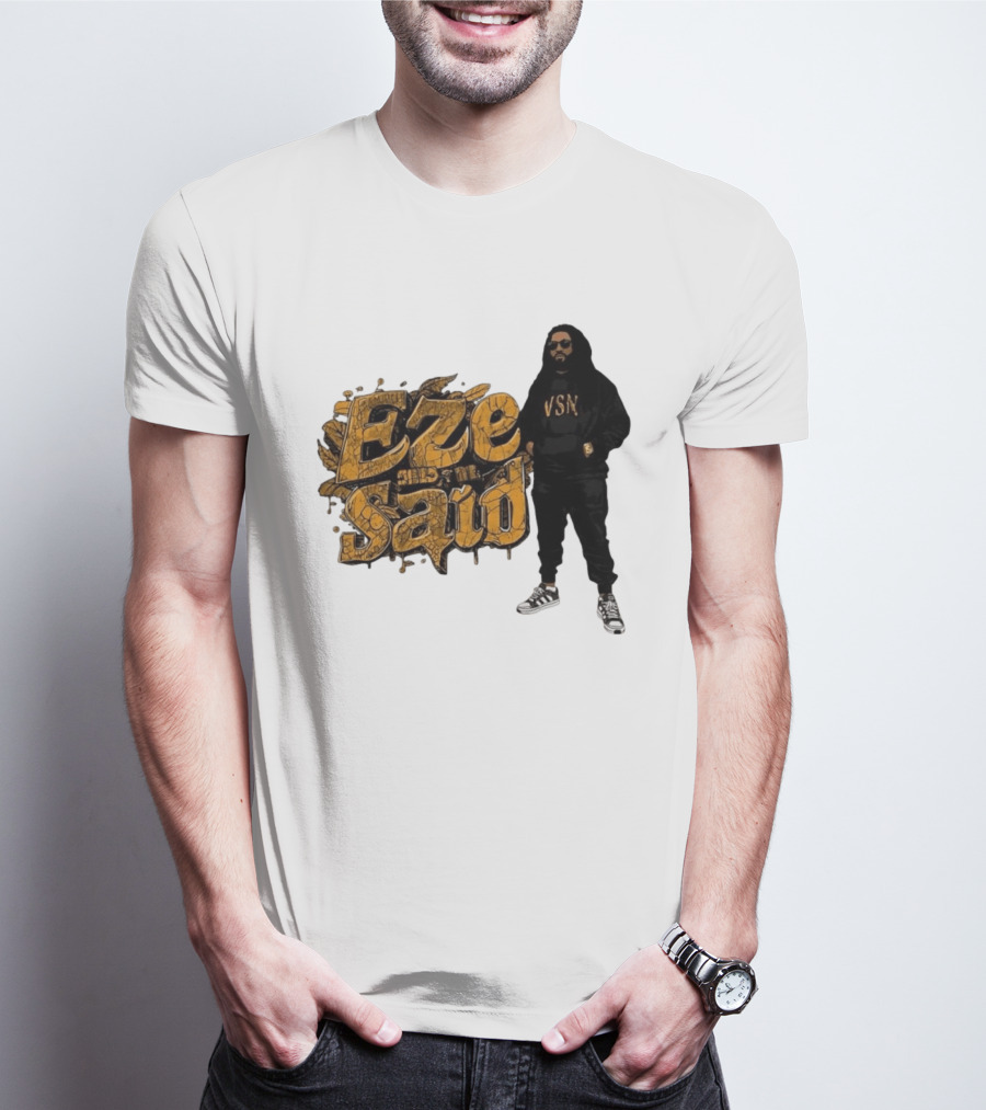 Eze Said Hip Hop Graffiti Style With VSN And Sneakers T-Shirt